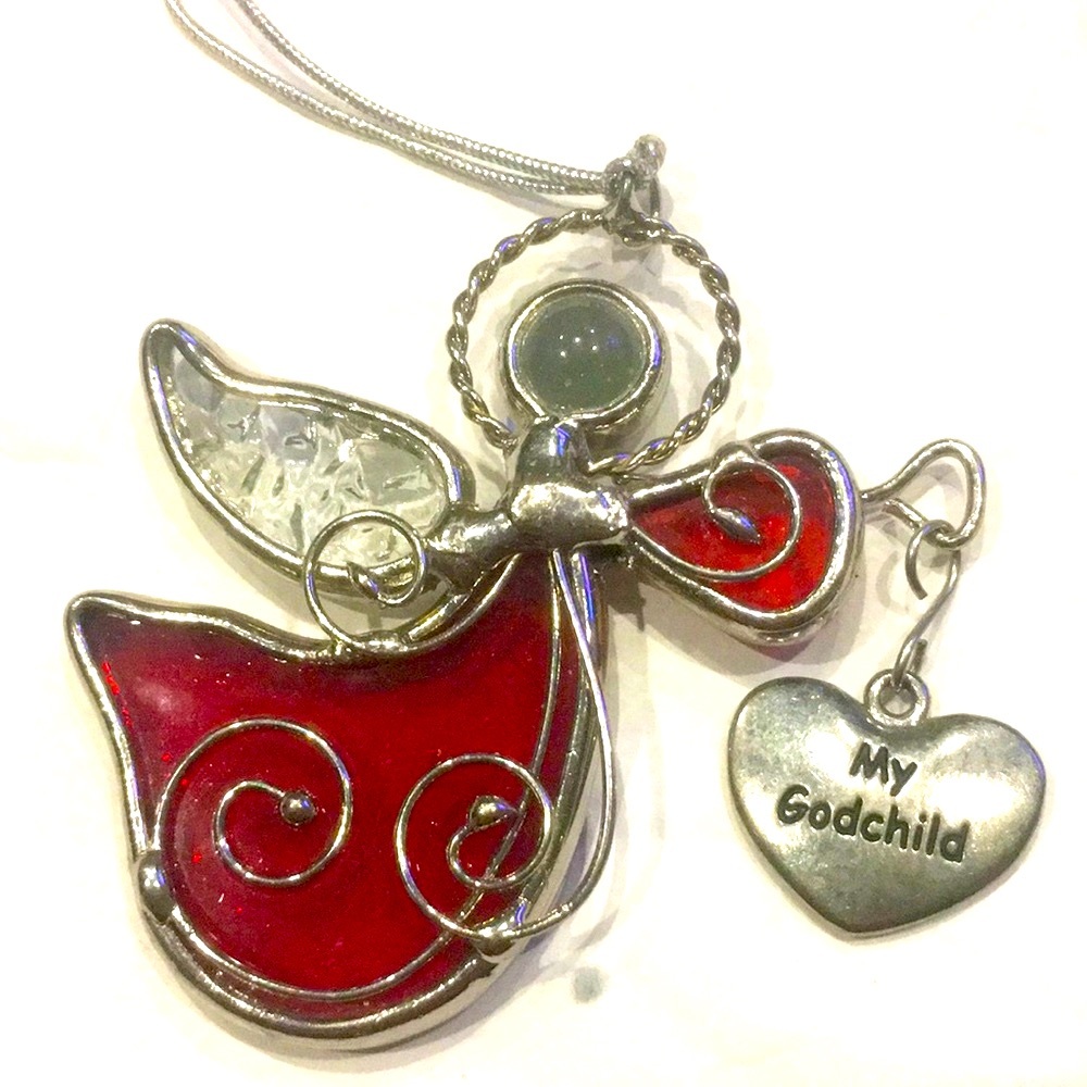 My Godchild's Special Keepsake: Stunning Stained Glass Angel